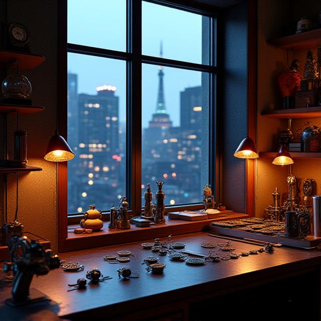 Inside the Cogwheel Chronos atelier in New York